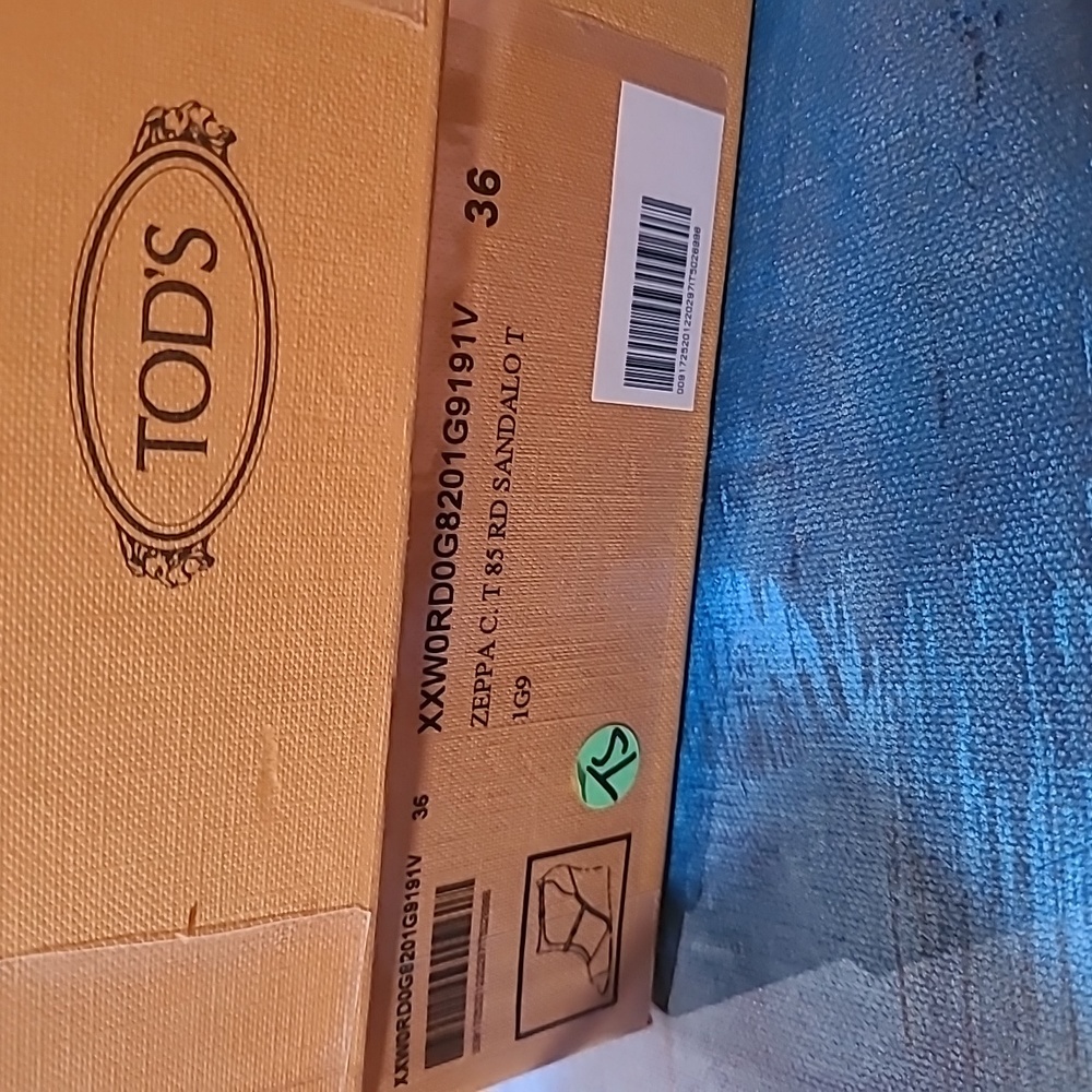 Tod's Zeppa Wedge Sandals Sz 36 New With Box No Sticker View 6